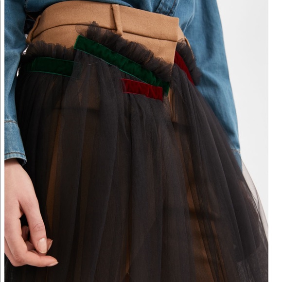 Max Mara Weekend Wool Flannel Trousers and Tulle - Picture 3 of 6